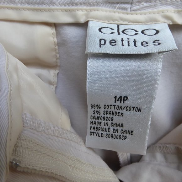 Beige Chino/Kahaki Bermuda Shorts, Size 14P - Picture 3 of 3